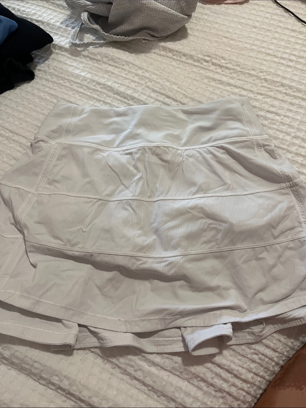 lululemon athletica White Circle Skirt with Built-In Shorts